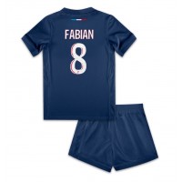 Paris Saint-Germain Fabian Ruiz #8 Hemmaställ Barn 2024-25 Korta ärmar (+ Korta byxor)